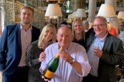 Edward, Rebecca and James Keighley, Jenny Douthwaite and Ian Brazier of Primeur Ltd